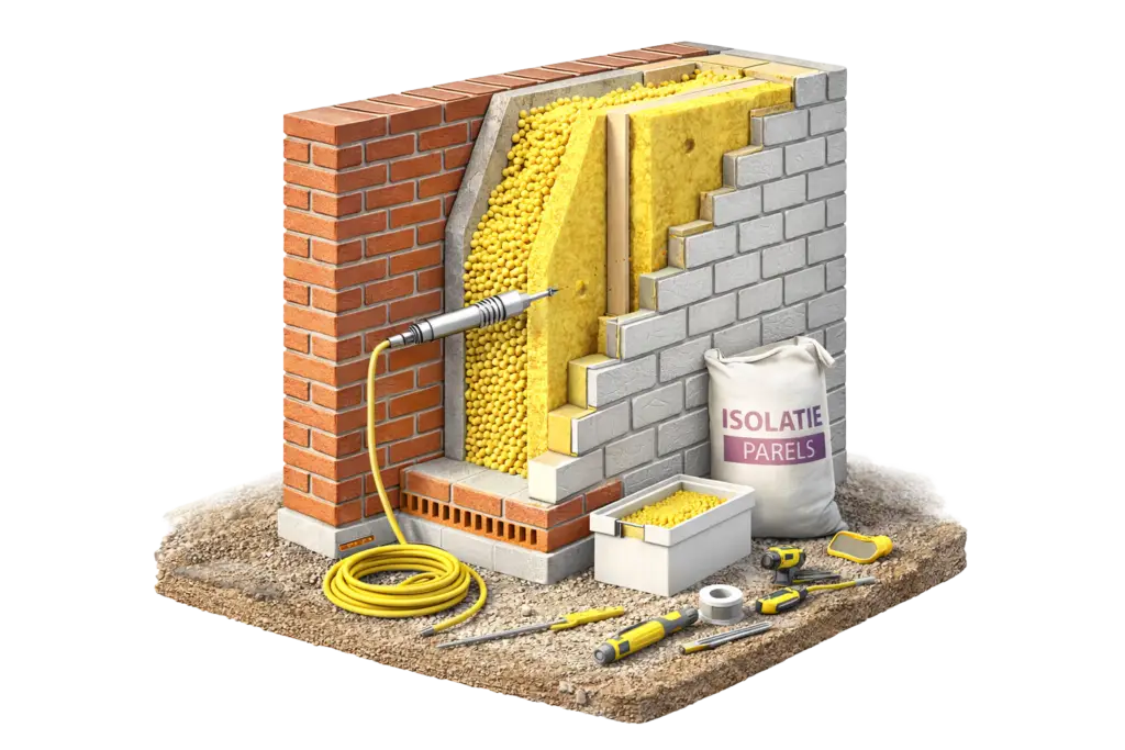 spouwmuur isolatie